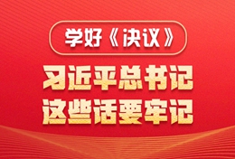 學(xué)好《決議》，習(xí)近平總書記這些話要牢記